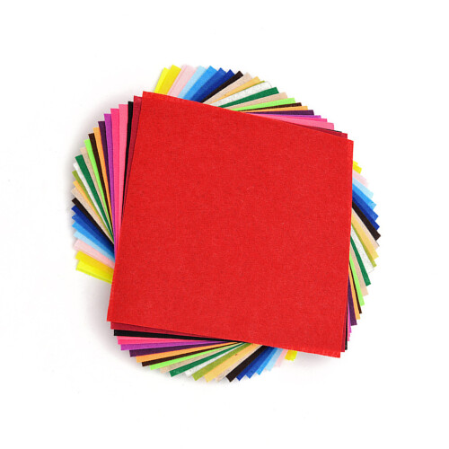 DIY Craft Supply Nonwoven Felt 40 Color Materials Pack Random