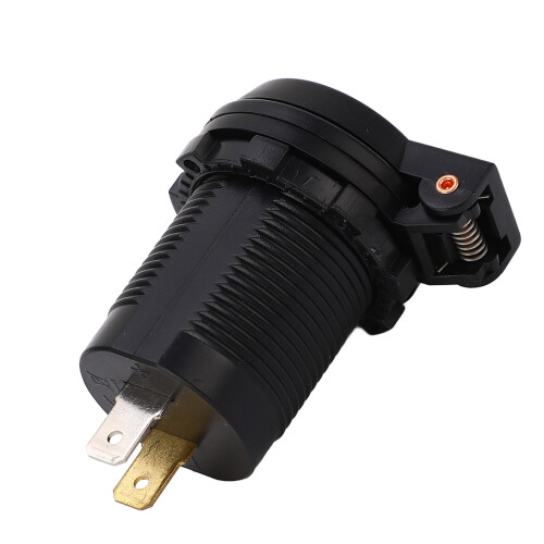 Διπλή υποδοχή φορτιστή USB QC3.012V24V γρήγορη φόρτιση αδιάβροχος διακόπτης αφής μπλε 1