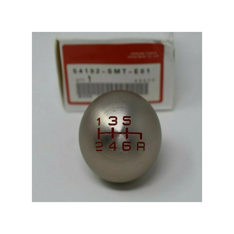 6 Speed Shift Knob, Direct Oem Fitment For Honda Acura Vehicles, Cnc Machined Aluminum (Silver), Comfortable Grip And Enhanced Shifting Smoothness Silver 9139052748675