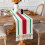Retro Table Runner For Dining-row beard Green on both sides 6