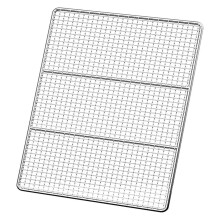 Stainless steel grill grate, Round cooling rack, Oversized, Stainless steel multipurpose grill, Round grill Ref: 6467