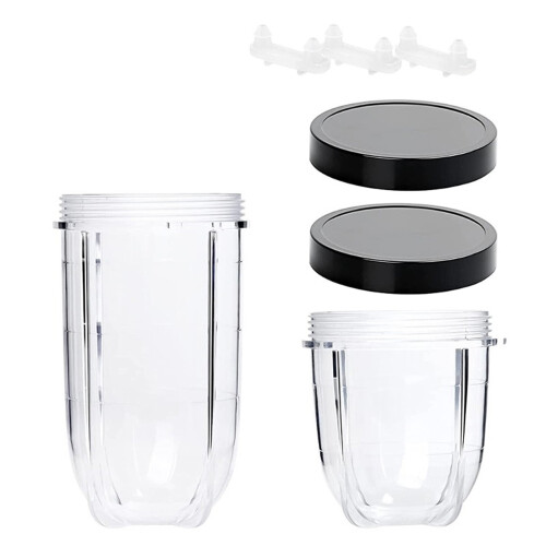 12OZ 16OZ 250W Replace Cups Set Fits for Magic-Bullet Blender