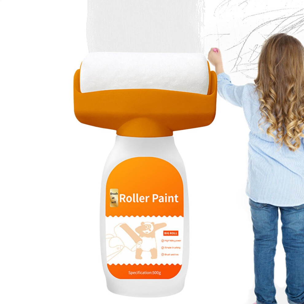 2In1 Wall Patching Paint Roller Brush Wall Paint Brush With Roller Portable Wall Patching Roller Brush For Interior And Exterior Walls 9412369496577