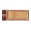 1Set Hängender Notizrollenhalter Mit Stift Aus Holz Und Leder 1