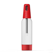 Create Sparkling Drinks with 1000ml Portable Juice Drinks Machine (Red) rot