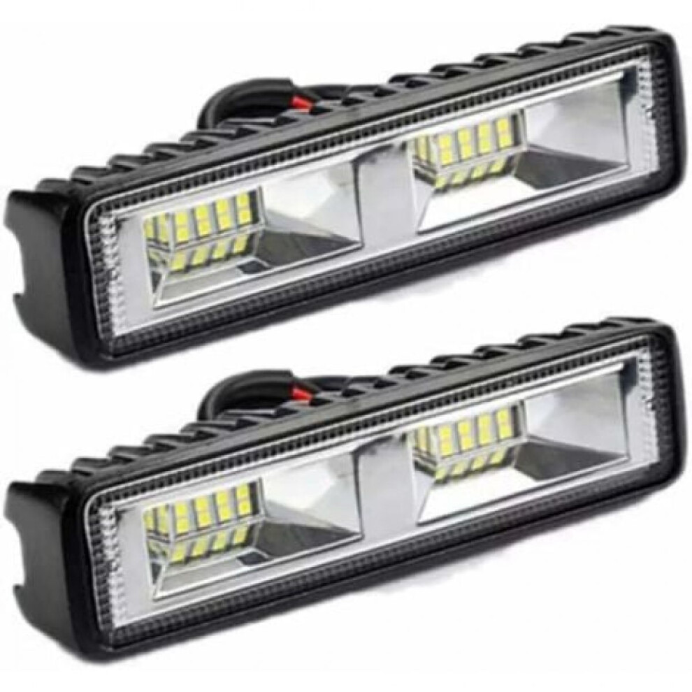 Spot Flood Combo Beam Led Pods, 60W Adjustable Trunnion Bracket Lights, Waterproof And Dustproof For Diverse Vehicle Applications (2Pcs) 9139052736498