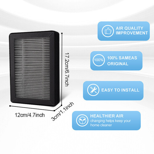 4 Pack Plastic Air Purifier Filter HEPA Filter Replacement Air 2