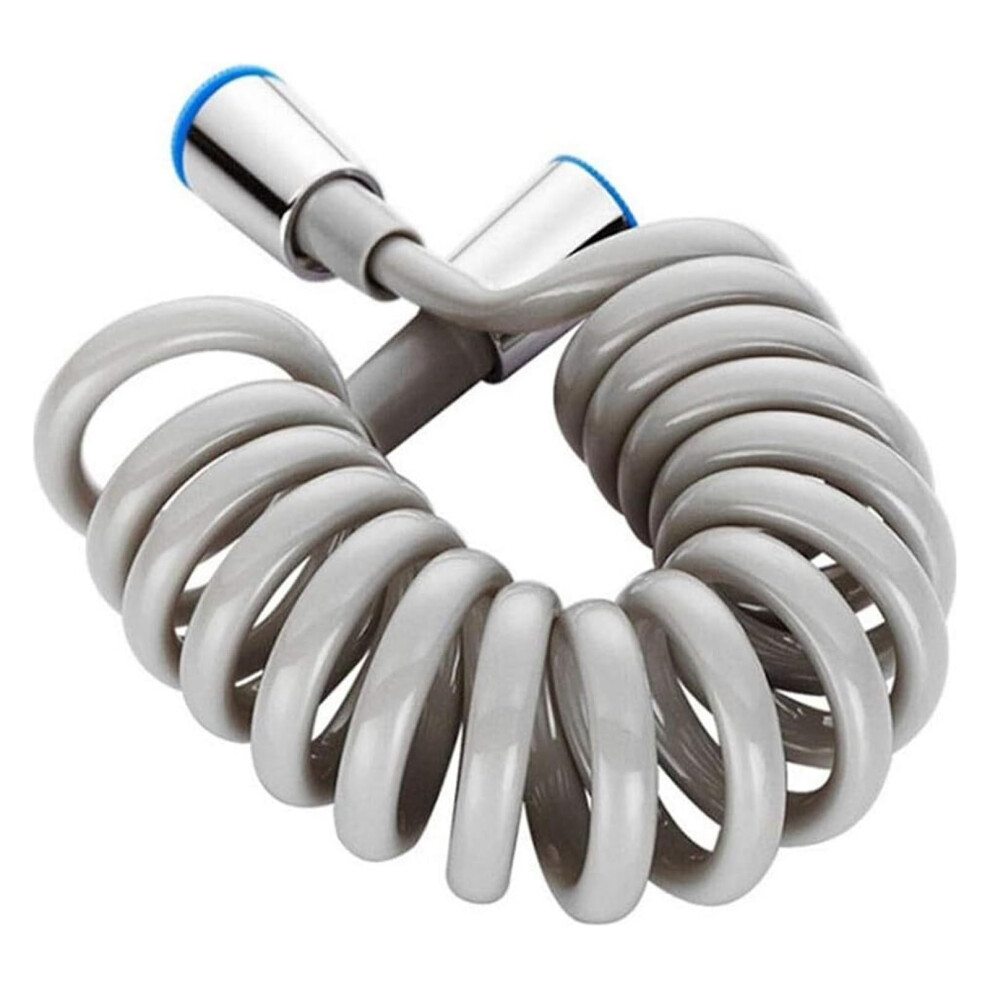 The Showers Spring Flexible Shower Hose For Water Pipes, Toilet, Bidet, Spray Gun, Telephone Line, Sanitary Hose, Bathroom Accessories Gray 9365049454094