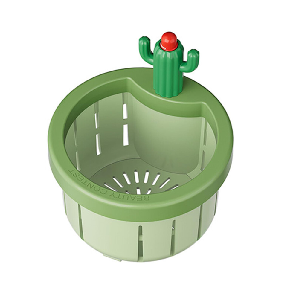 Reusable Sink Strainer Basket Automatic Drain Function Shape Sink Filter Basket Kitchen Accessories Green 9412369497031