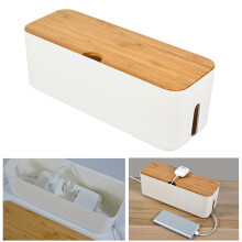 Ensemble de rangement de câbles, solution élégante pour bureau et sol, avec une conception ergonomique et aérée, adaptée aux enfants, et un