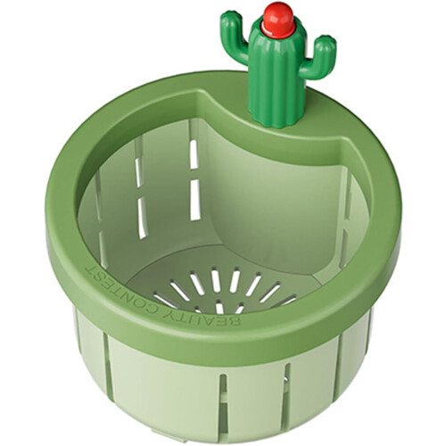 Reusable Sink Strainer Basket Automatic Drain Function Shape Sink Filter Basket Kitchen Accessories Green 1