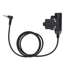Professionele communicatieoplossing, versterkte kabelconnector voor walkie-talkies Yaesu VX3R, ruisonderdrukkende tactische headsetadapter met hoge