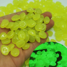 300 pcs/bag, garden stones, glows in the dark, aquarium decoration, natural crystals, rocks Ref: 3067