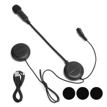 Cluasáin Chlogad Réabhlóideacha do Dhíograiseoirí Gluaisrothair, Le Nascacht Bluetooth, Micreafón Cealaithe Torainn, Feistiú