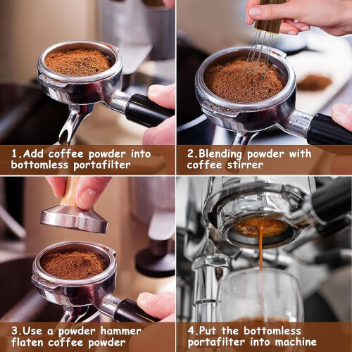 Espresso Coffee Stirrer Blender Self-Aligning Stand- B 1