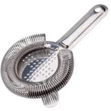 Cocktail Strainer Stainless Steel Hawthorne Bar Tool for Ice Pouring and Fruit Filtering