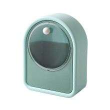 Rangement de maquillage de bureau avec couvercle de protection, organisateur de cosmétiques double porte durable pour femmes, contenants