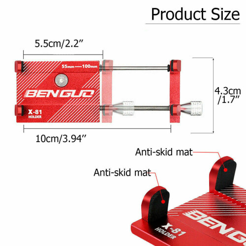 Suporte universal para celular em bicicleta, construção robusta em liga de alumínio, compatível com dispositivos de 3,5 a 6,2 polegadas, design 1