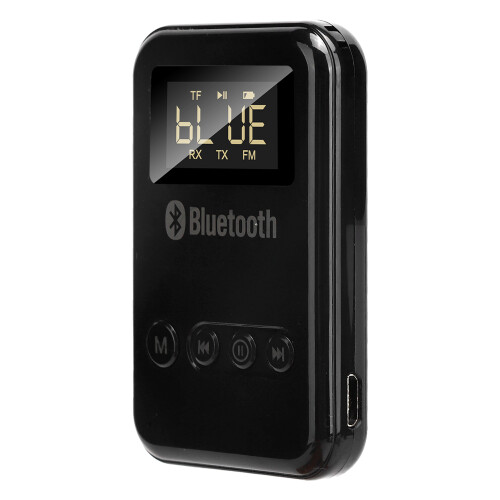 Δέκτης Bluetooth μετάδοσης FM με οθόνη και διπλή ακύρωση θορύβου. Διατίθενται βάσεις 2