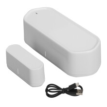 Security Sentinel: Smart WiFi-dør- og vinduessensor, telefonalarmer i realtid for din ro i sindet, brugerdefinerbare alarmer og nem opsætning,
