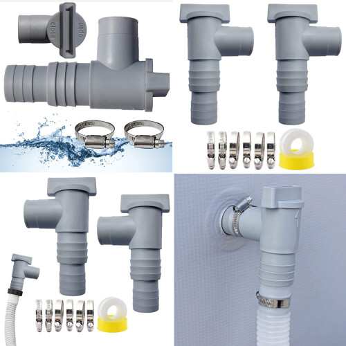 Soft Hose Valves Pool Pipe Holder Replacement Pool Hose Adapter 2
