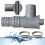 Soft Hose Valves Pool Pipe Holder Replacement Pool Hose Adapter 2