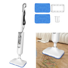 Multifunctional Floor Steam Cleaner 1500 W, 2 Speeds, Electric Floor Mop Steam Mop with 4.8 m Cable and 2 Wipes