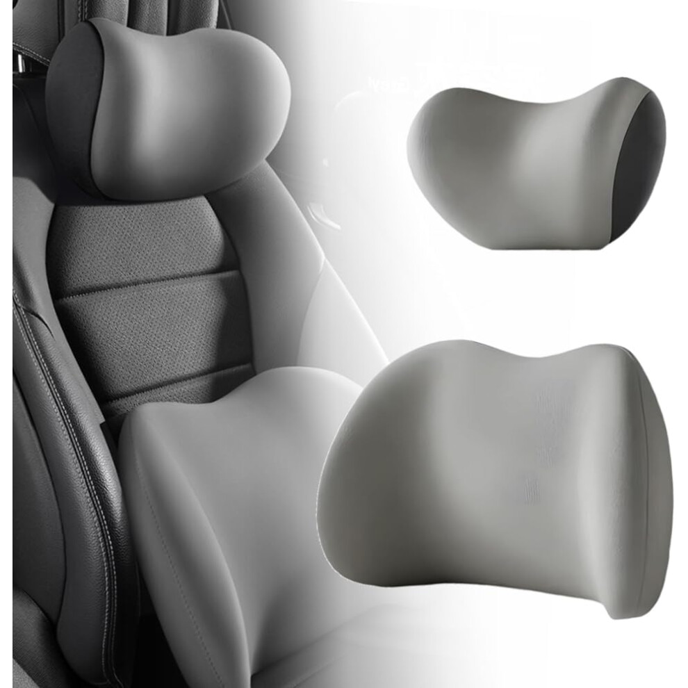 Car Headrest & Lumbar Support Cushion, Perfect Neck & Lumbar Support Breathable & Removable Cover 4 Enhanced Airflow & Comfort, Ergonomic Memory Foam 9139052751125