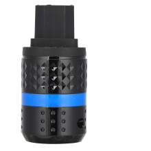 Audio-stroomstekker met 4-polige connector, metalen inzetstuk, vergrendelingsgebied, veelzijdige compatibiliteit, gerhodineerde koperen geleider,