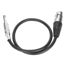 Prepojovací kábel pre mikrofónny mixér XLR (samica) - TRS (vyvážený signálny kábel), redukcia šumu, viacvrstvové tienenie, flexibilný PVC