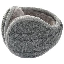 Winteroorwarmers met hoofdband, verstelbaar ontwerp, warm gebreid materiaal, unisex, superzacht en warm, kabelgebreid, om de oren wikkelend.