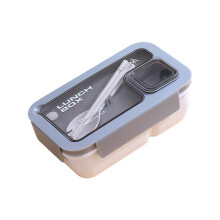 3-teiliges tragbares Meal-Preps-Set-Weißes Set HC5227 rechteckig