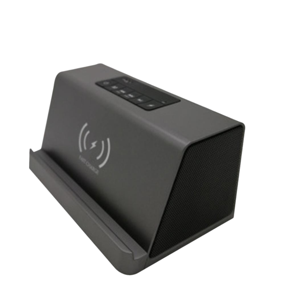 Portable Bluetooth Speaker With Qi Wireless Charging, Offering Unmatched Convenience And Premium Stereo Sound For Your Home Or On-The-Go Entertainment 9420858961406