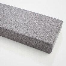 Gray foam bed wedge (150x20x8cm), eliminates bed gaps