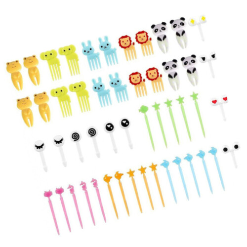 50 PCS Home Cartoon Obst Gabel Innovative 1