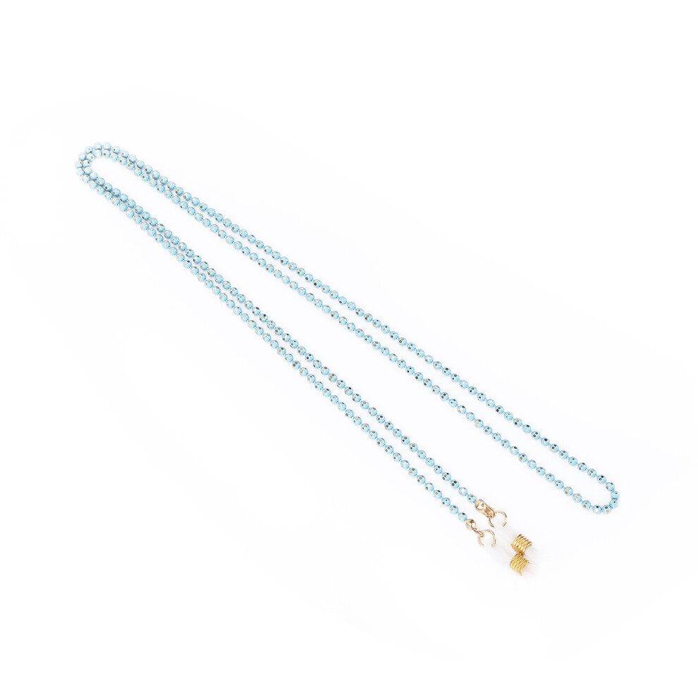 Eyeglass Chain With Glittering Crystal Bead, Versatile Eyeglass Holder With Lobster Claw Clasp, Fashionable Eyewear Accessory For Women And Men,
