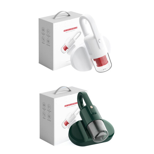 Handheld Bed Vacuum Cleaner with HEPAs Filtration-White UK 1