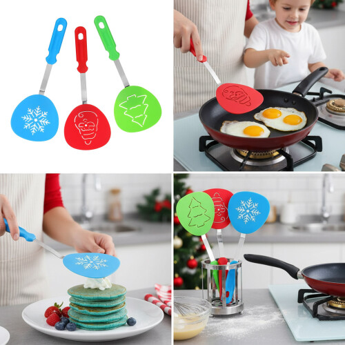 Packung mit 3 Weihnachts-Lebensmittelflossen, hitzebeständig, 1