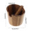 Solid Wood Coffee Knock Box for DepositResidue Coffee Machine 3