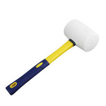 Rubber mallet for flooring, tile, DIY, ergonomic handle, nonslip, 1 piece