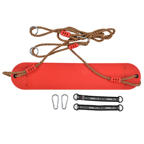 Schaukelsitz EVA Soft Board Rot Verstellbares Seil