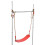 Schaukelsitz EVA Soft Board Rot Verstellbares Seil 9