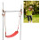 Schaukelsitz EVA Soft Board Rot Verstellbares Seil 12