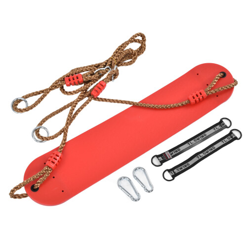 Schaukelsitz EVA Soft Board Rot Verstellbares Seil 2