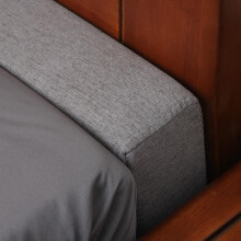 Bettlckenfller cushion mattress extension for double beds, seam spacesaving (12 cm thick) blue 12 cm