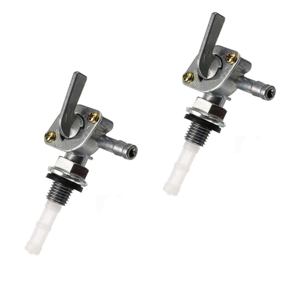 Petcock Fuel Tank Shutoff With On Off Res Valve, Small Engine Fuel Shut Off Tap Switch, 9.5Mm External Thread Size For Easy Installation 9139052739994