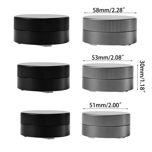 51/53/58.35mm Self-discharging Coffee Distributor-Black 53mm 2