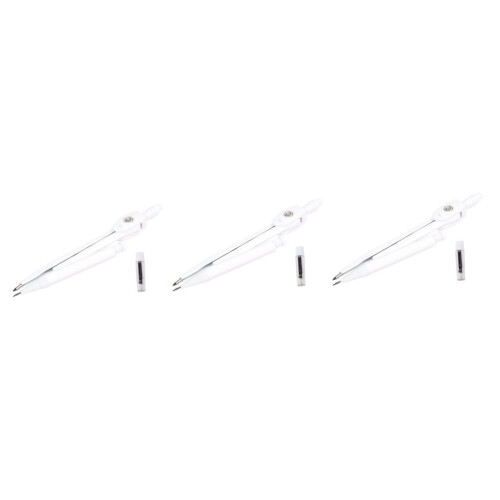 3 sets of drawing tools for mathematics, office supplies, precise circle drawing tools, adjustable for technical use.