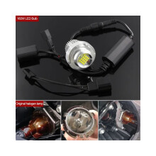 Tehokas LED-enkelisilmäpolttimo, yhteensopiva 5-sarjan E61Lci (Facelift) Touringin kanssa, alumiinirunko, vedenpitävät johdot, suoravaihto,