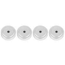 Pies para amplificadores de altavoces, pies antivibración para amplificadores, amortiguador con anillo de goma desmontable, buena calidad, buena